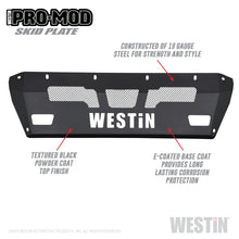 Load image into Gallery viewer, Westin 15-19 Chevrolet Silverado 2500/3500 Pro-Mod Skid Plate - Textured Black - eliteracefab.com