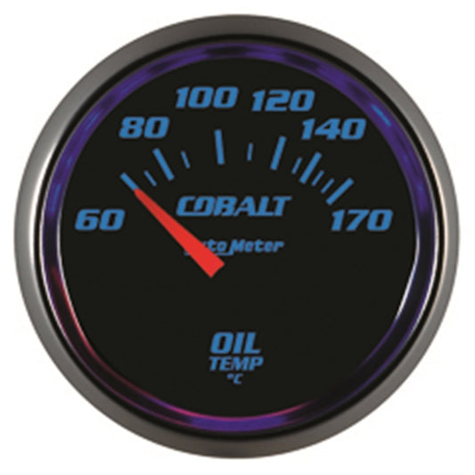 Autometer Cobalt 52mm 60-170 deg. C Oil Temprature Gauge 6148-M