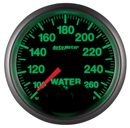 Autometer Elite 52mm 100-260 Degress F Water Temperature Peak and Warn Gauge w/ Electonic Control 5654