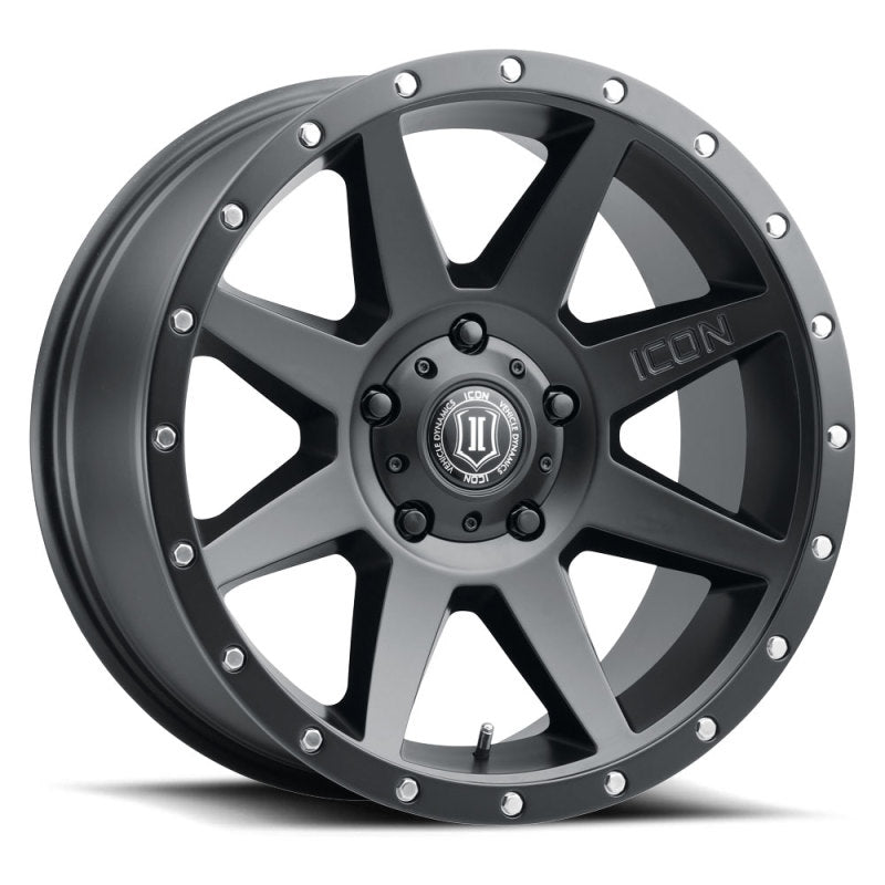 ICON Rebound 20x9 5x150 16mm Offset 5.625in BS Satin Black Wheel