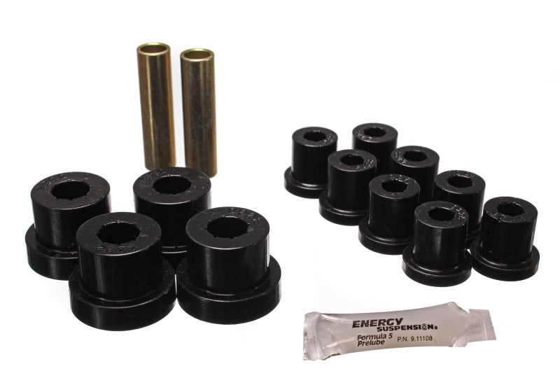 Energy Suspension Jeep Spring Bushing Set - Black - eliteracefab.com