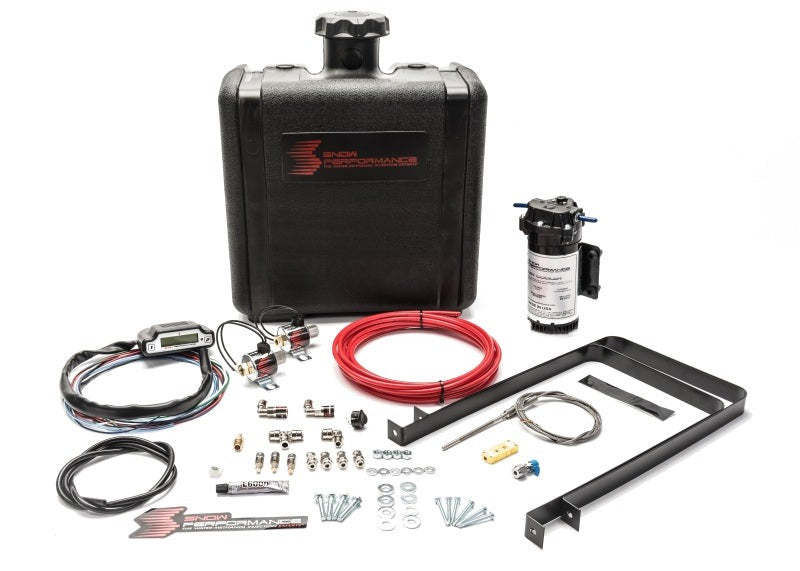 Snow Performance Stg 3 Boost Cooler Water Injection Kit TD (Red Hi-Temp Tubing and Quick Fittings) - eliteracefab.com