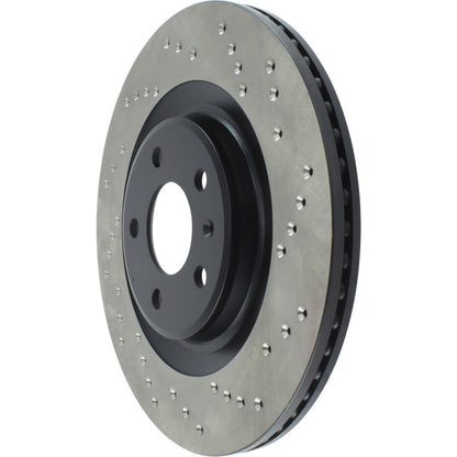 StopTech 12 Audi A6 Quattro/11-12 A7 Quattro/13 Q5/7-11/13 S4/12 S5 Rear Left Drilled Cryo Rotor Stoptech