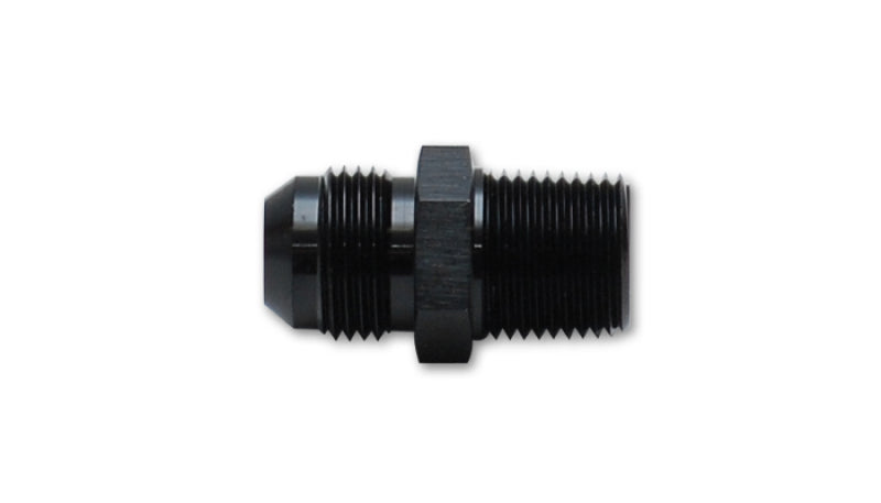 Vibrant -6AN to 3/8in NPT Straight Adapter Fitting - Aluminum - eliteracefab.com
