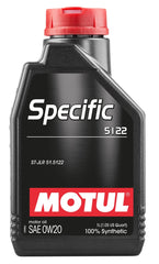 Motul 1L OEM Synthetic Engine Oil ACEA A1/B1 Specific 5122 0W20 - eliteracefab.com