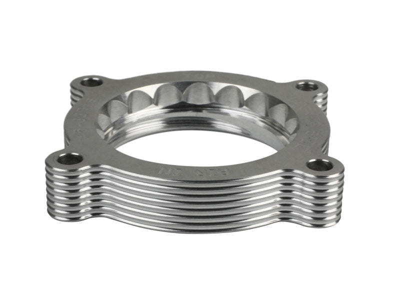 aFe 11-14 Ford Mustang/ 11-14 Ford F-150 V6 3.7L Silver Bullet Throttle Body Spacer - Silver - eliteracefab.com