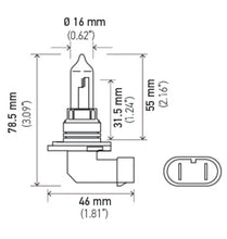 Load image into Gallery viewer, Hella Bulb 9005/HB3 12V 65W P20d T4