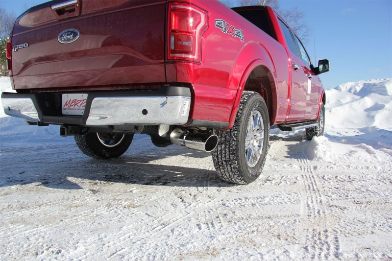 MBRP 2015 Ford F-150 2.7L / 3.5L EcoBoost 4in Cat Back Single Side T409 Exhaust System - eliteracefab.com