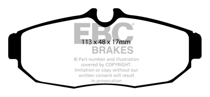 EBC 05-10 Ford Mustang 4.0 Bluestuff Rear Brake Pads - eliteracefab.com