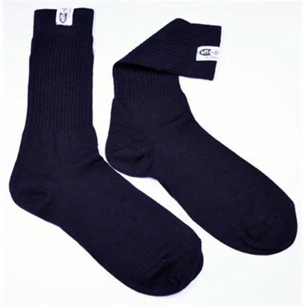 RaceQuip Black SFI 3.3 Fr Socks 2XL 14-15.