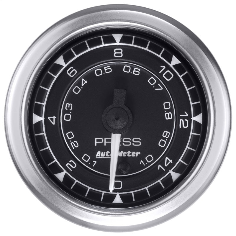 Autometer Chrono 2-1/16in 15PSI Pressure Gauge 8162