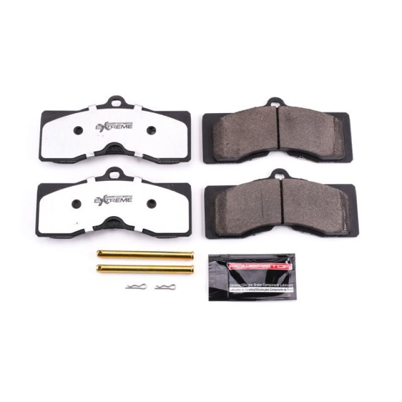 Power Stop 1969 Chevrolet Camaro Front or Rear Z26 Extreme Street Brake Pads w/Hardware - eliteracefab.com