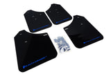 Rally Armor UR Mudflaps Black Urethane Blue Logo 2002-2007 Impreza / 2002-2007 WRX / 2004-2007 STI