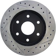 Load image into Gallery viewer, StopTech 92-00 GMC Suburban 1500 4WD (6 lug) Front Right Slotted &amp; Drilled Rotor