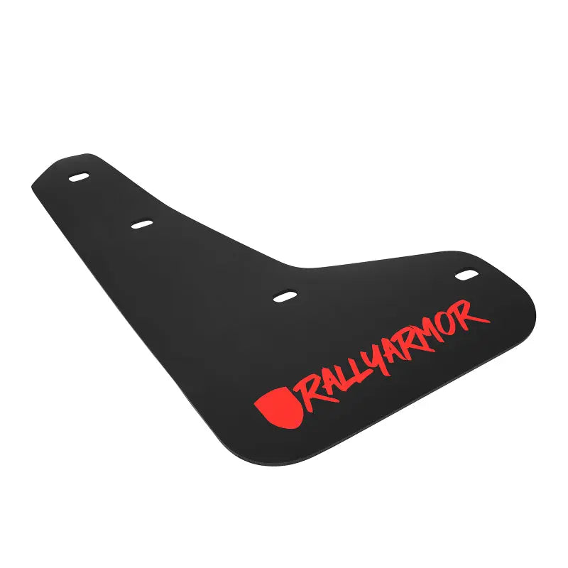 Rally Armor 13+ Ford Focus ST Black Mud Flap w/ Red Logo and Altered Font - eliteracefab.com