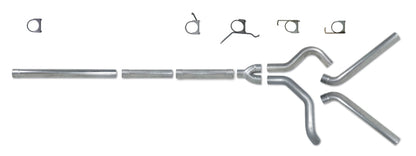 Diamond Eye KIT 4in CB MFLR RPLCMENT PIPE DUAL SS: 2004.5-2007.5 DODGE CUMMINS 600 Diamond Eye Performance
