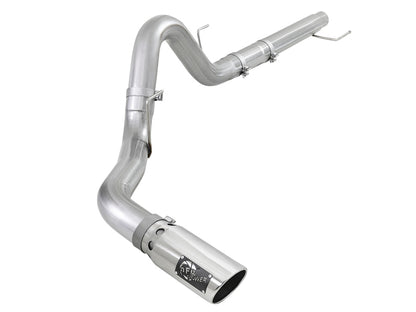 aFe Atlas 4in Aluminized Steel DPF-Back Exh 18-19 Ford F-150 V6-3.0L (td) w/ Polished Tip aFe