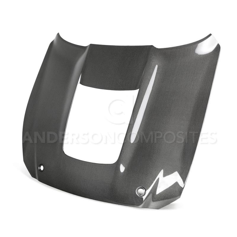 Anderson Composites 2020 Mustang Shelby GT500 Double Sided Carbon Fiber Hood Anderson Composites