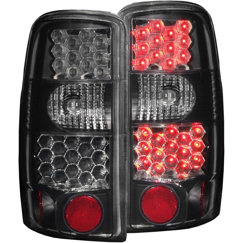 ANZO 2000-2006 Chevrolet Suburban LED Taillights Dark Smoke - eliteracefab.com