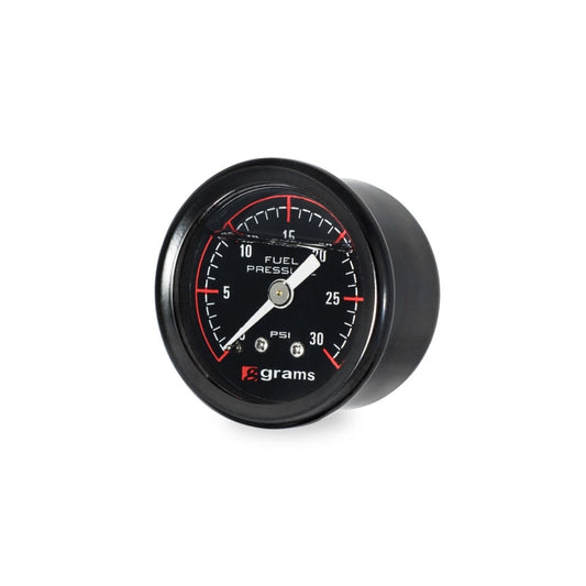 Grams Performance 0-30 PSI Fuel Pressure Gauge - eliteracefab.com