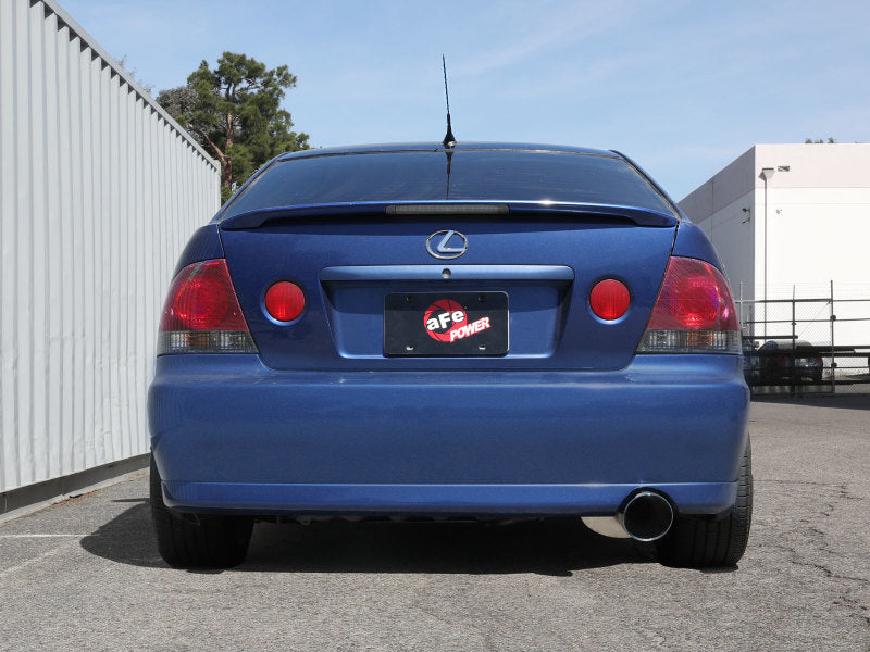 aFe Lexus IS300 01-05 L6-3.0L Takeda Cat-Back Exhaust System- Black Tip aFe