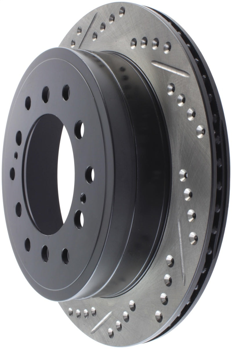 StopTech Power Slot 03-09 Toyota 4 Runner / 03-09 Lexus GX470 Drilled & Slotted Right Rear Rotor Stoptech