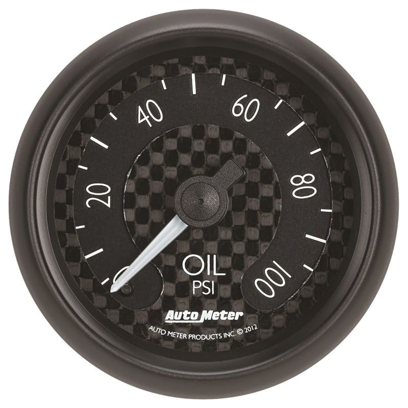 Autometer GT Series 52mm Mechanical 0-100 psi Oil Pressure Gauge 8021