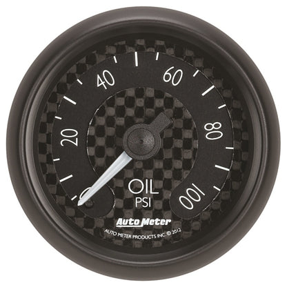 Autometer GT Series 52mm Mechanical 0-100 psi Oil Pressure Gauge 8021
