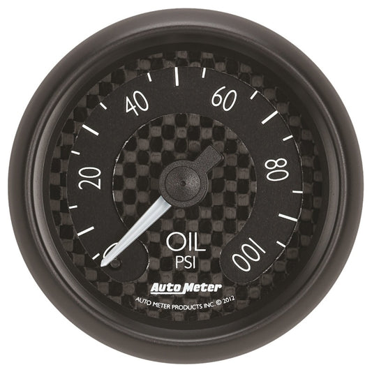 Autometer GT Series 52mm Mechanical 0-100 psi Oil Pressure Gauge 8021