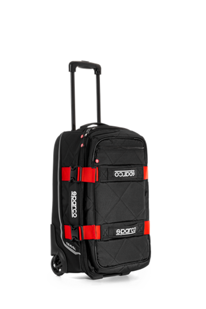 Sparco Bag Travel BLK/RED - eliteracefab.com