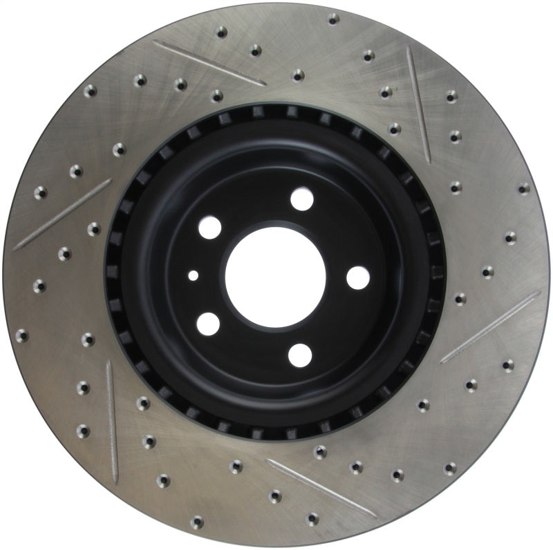 StopTech Slotted & Drilled Sport Brake Rotor - eliteracefab.com