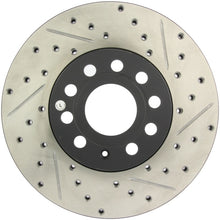 Load image into Gallery viewer, StopTech Slotted &amp; Drilled Sport Brake Rotor - eliteracefab.com