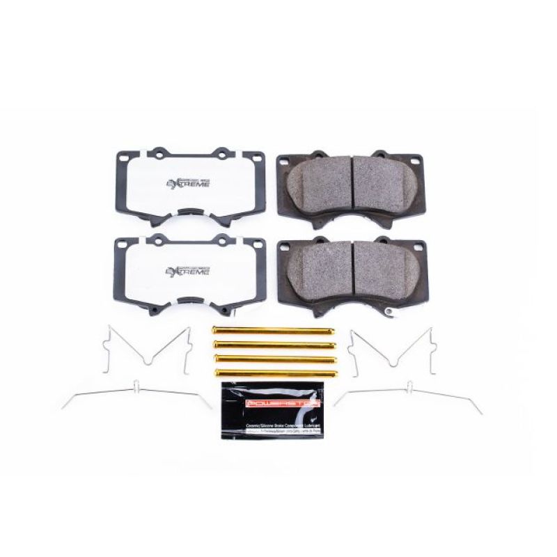 Power Stop 10-19 Toyota 4Runner Front Z36 Truck & Tow Brake Pads w/Hardware - eliteracefab.com