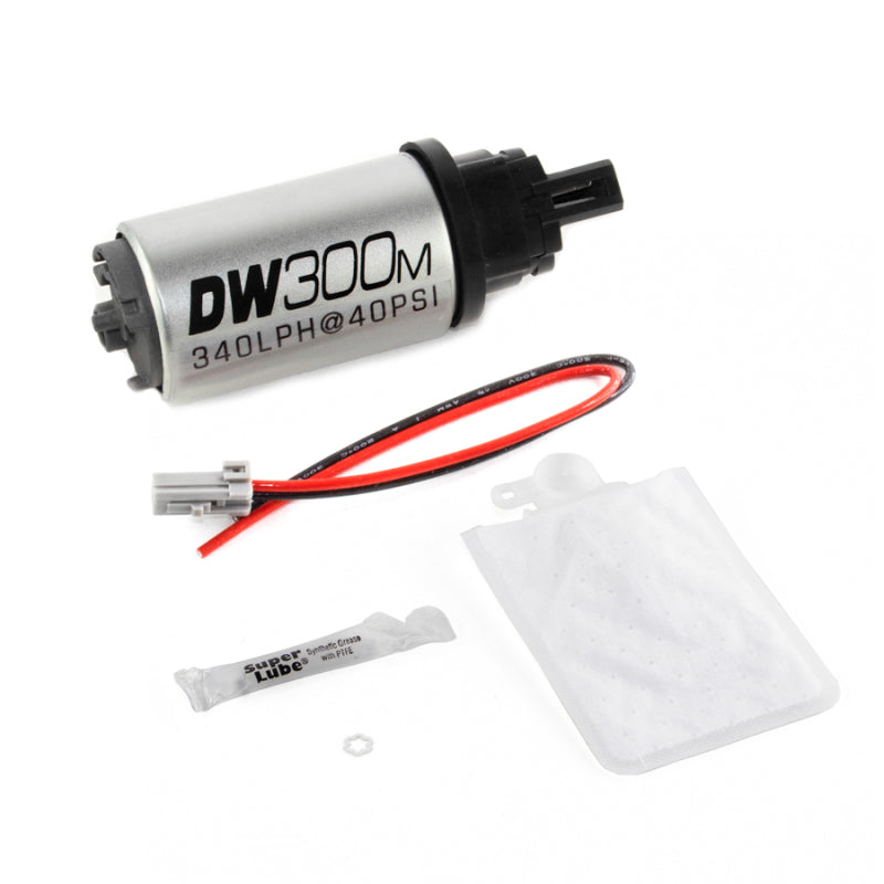 DeatschWerks 340 LPH Ford In-Tank Fuel Pump DW300M Series w/ 99-04 Mustang V6 / V8 Install Kit - eliteracefab.com