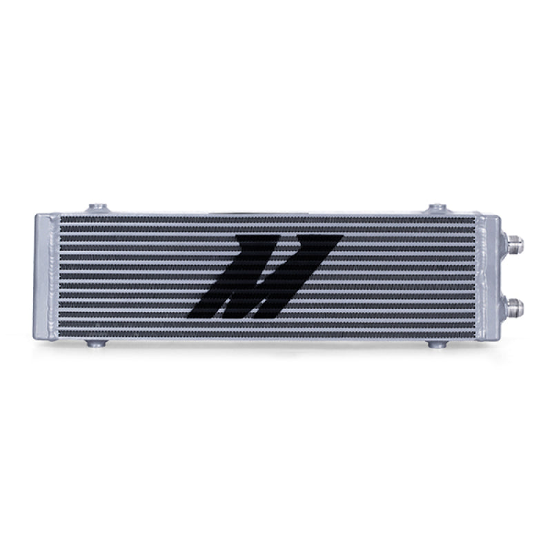 Mishimoto Universal Large Bar and Plate Dual Pass Silver Oil Cooler - eliteracefab.com