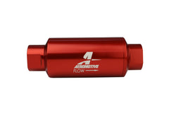 Aeromotive Fuel Filter 40 Micron ORB-10 Red - eliteracefab.com