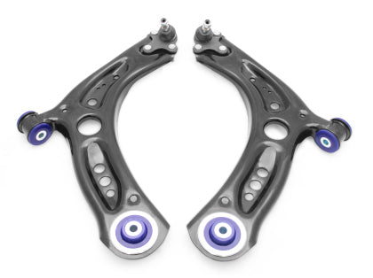 SuperPro 2015 Audi A3 Quattro Premium Front Lower Control Arm Set w/ Bushings - eliteracefab.com