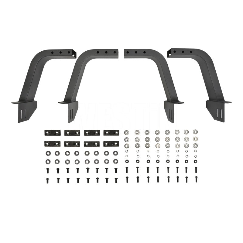 Westin 05-21 Toyota Tacoma Overland Cargo Rack Base - Textured Black - eliteracefab.com