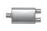 Gibson MWA Center/Dual Stainless Oval Muffler 4x9x14/3in - BM0109