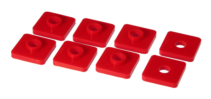 Prothane 74.5-80 MG MGB Front Crossmember Mounts - Red