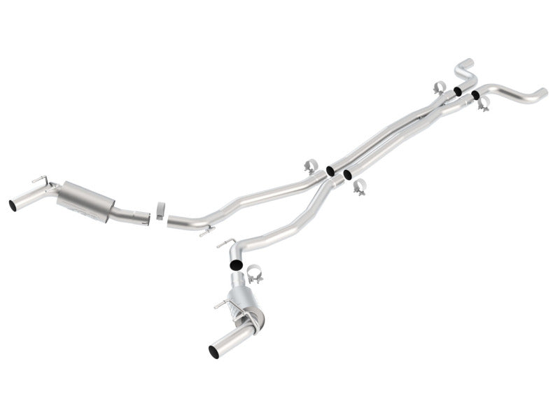 Borla 10-13 Chevy Camaro SS 6.2L V8 ATAK Catback Exhaust Incl. X Pipe works w/GFX Package - eliteracefab.com