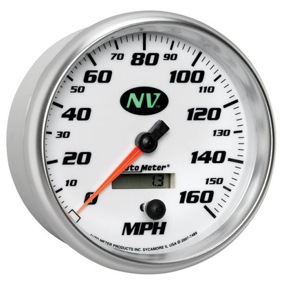 AutoMeter Gauge Speedometer 5in. 160MPH Elec. Programmable NV 7489