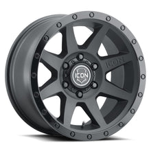 Load image into Gallery viewer, ICON Rebound 17x8.5 6x135 6mm Offset 5in BS 87.1mm Bore Double Black Wheel