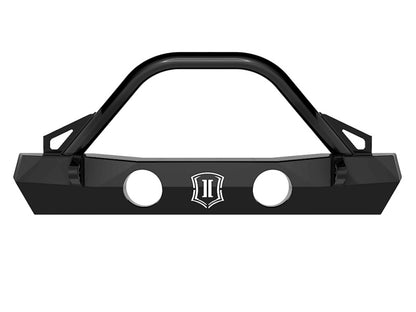 ICON 2018+ Jeep Wrangler JL / 2020+ Jeep Wrangler JT Pro Series Front Bumper w/Bar/Tabs ICON