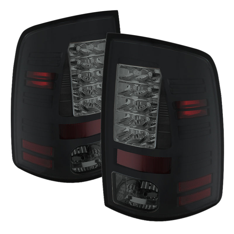 Spyder Dodge Ram 1500 09-14 LED Tail Lights Incandescent- Blk Smke ALT-YD-DRAM09-LED-BSM - eliteracefab.com