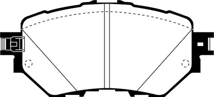 EBC 14+ Mazda 3 2.0 (Mexico Build) Redstuff Front Brake Pads - eliteracefab.com