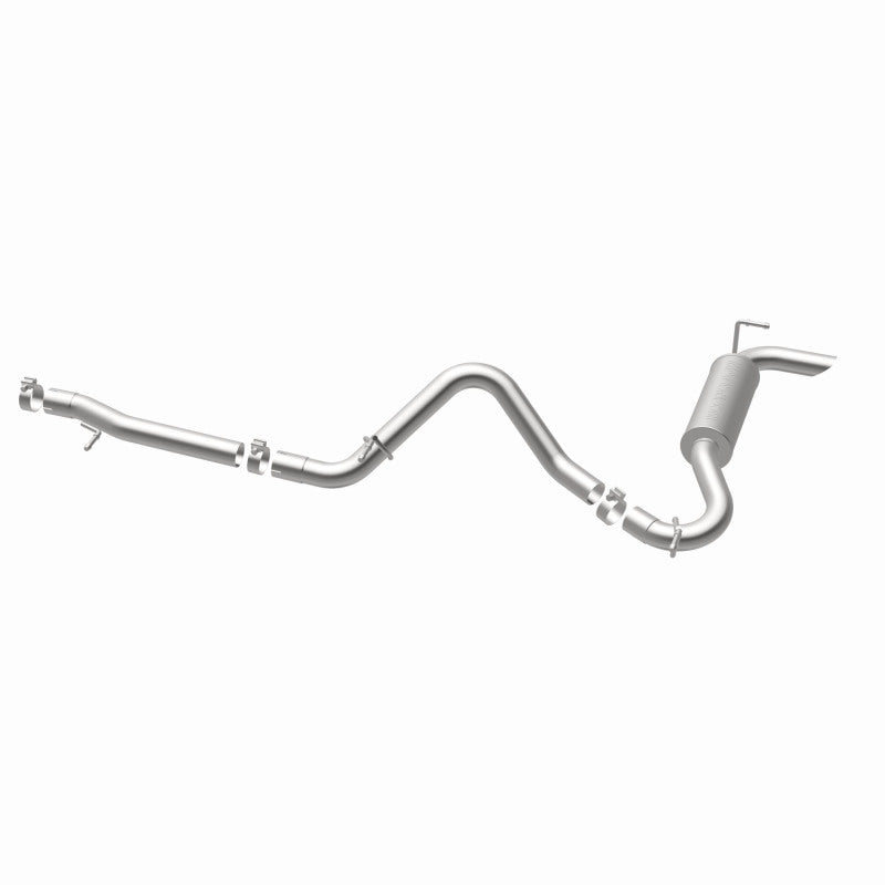MagnaFlow 12-14 Jeep Wrangler 3.6L Single Straight Rear P/S Exit Stainless C/b Perf Exhaust-Comp Magnaflow