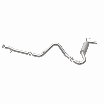 MagnaFlow 12-14 Jeep Wrangler 3.6L Single Straight Rear P/S Exit Stainless C/b Perf Exhaust-Comp Magnaflow