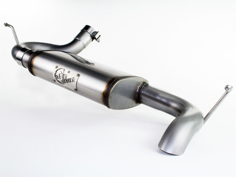 aFe MACHForce XP 07-17 Jeep Wrangler V6-3.6/3.8L 409 SS 2.5in Axle-Back Exhaust - eliteracefab.com