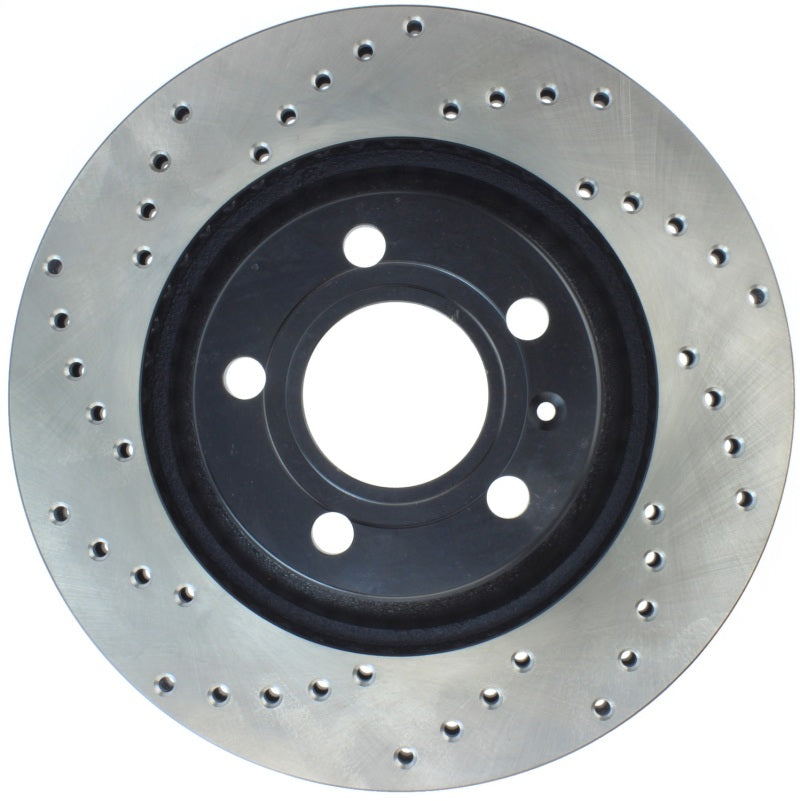 StopTech 04-09 Audi S4 Rear Right Drilled Rotor Stoptech